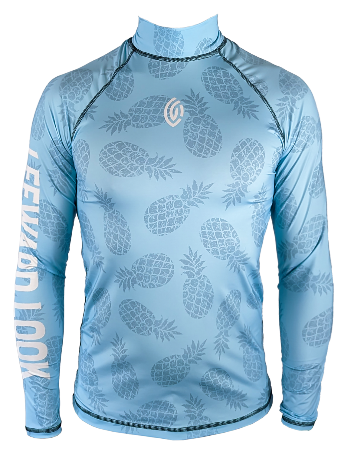 Cerulean Pineapples Long Sleeve Rashguard