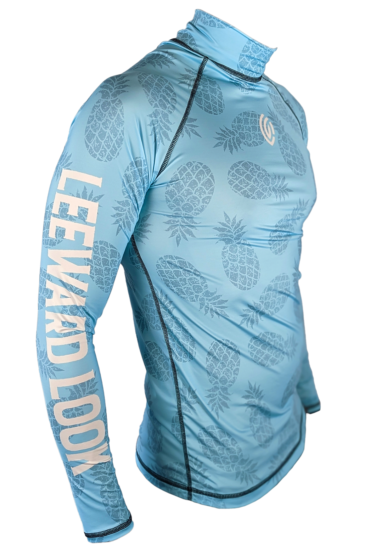 Cerulean Pineapples Long Sleeve Rashguard