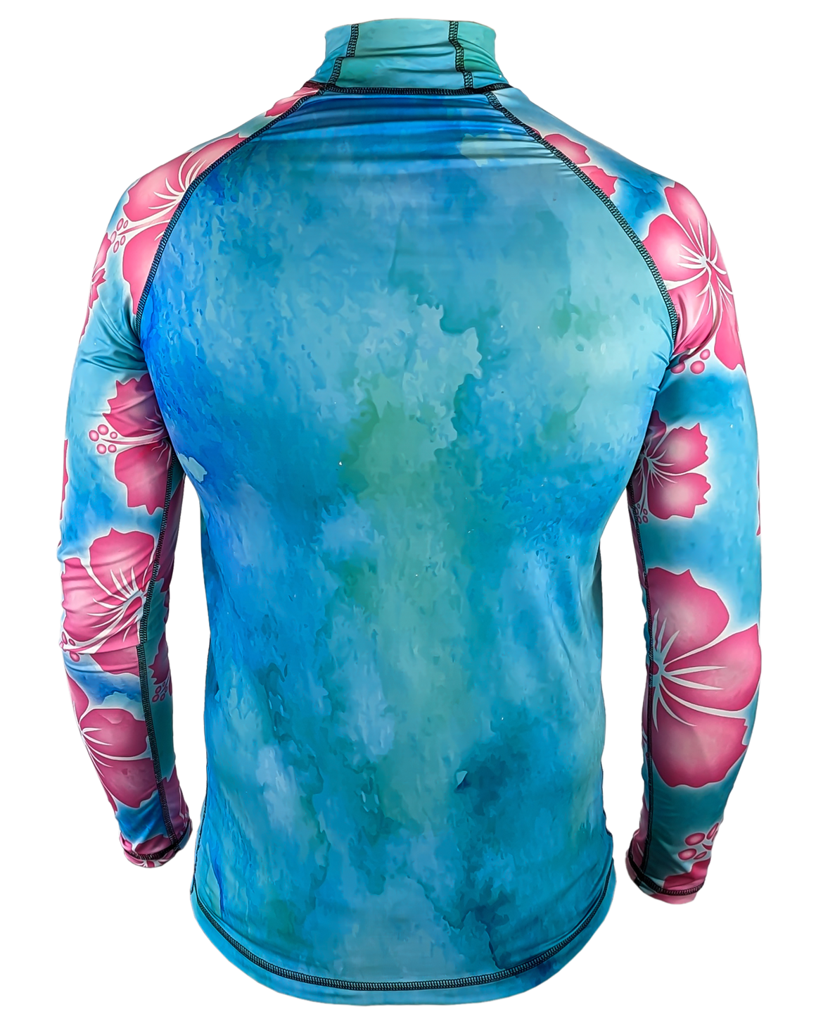 Hawaiian Water Colors Long Sleeve Rashguard