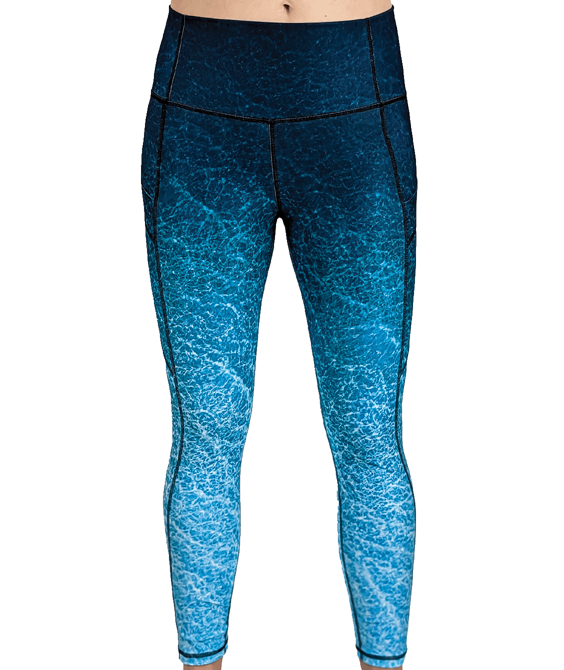 Clear Water Premium Leggings by Leeward Look