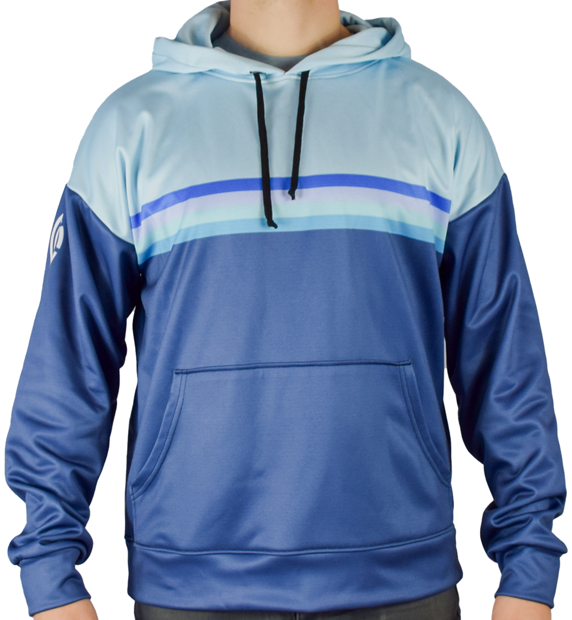 Two Tone Pullover Hoodie by Leeward Look