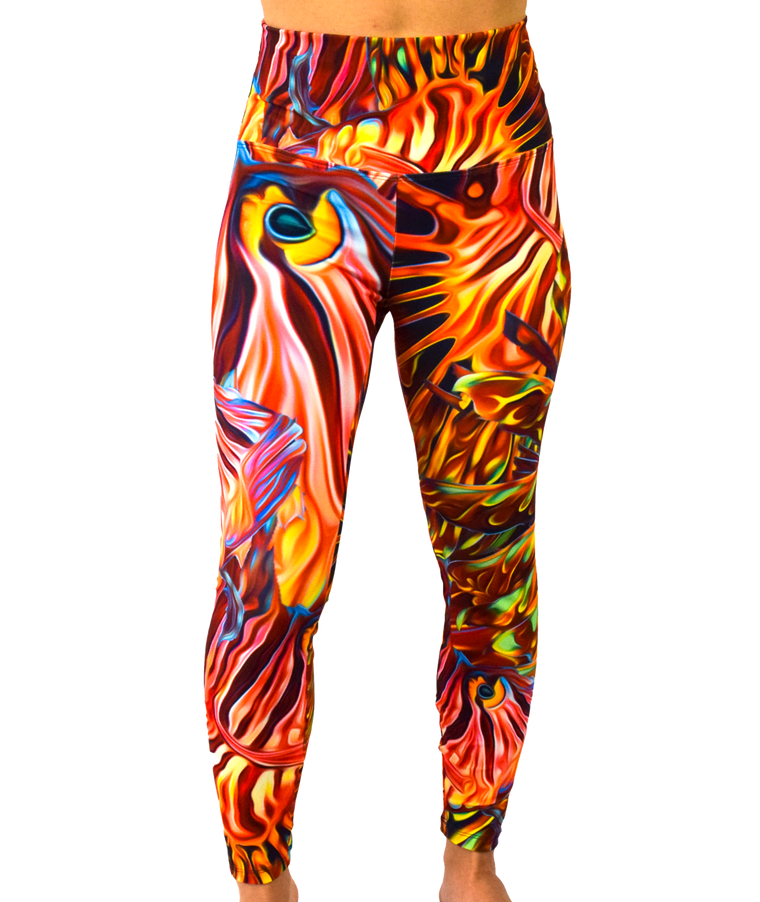 Lion Fish Leggings by Leeward Look