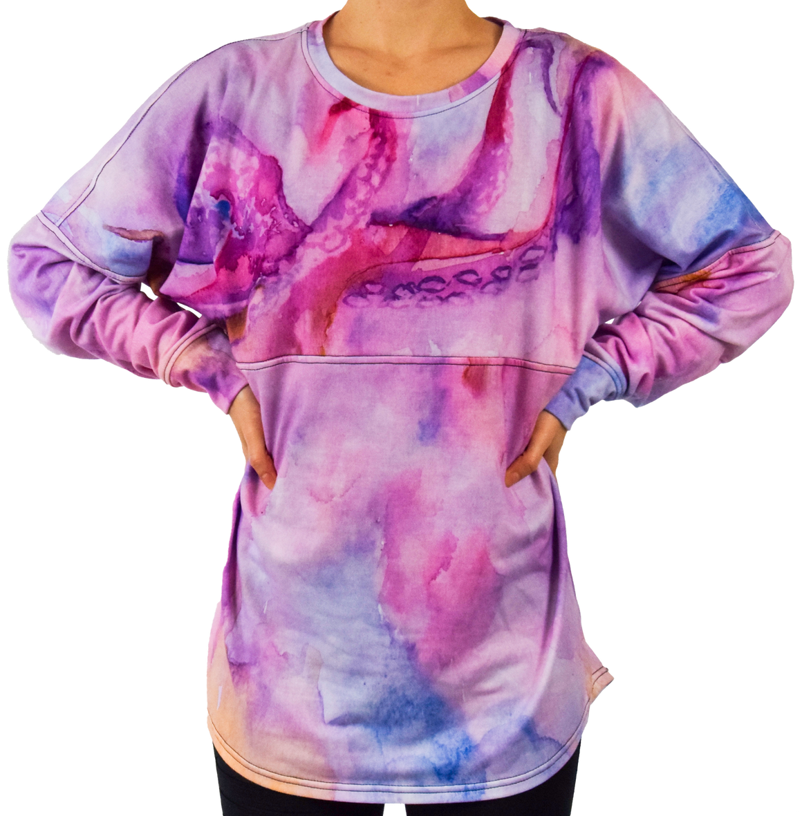 Octopus Watercolor Docksider Tee by Chase Martin
