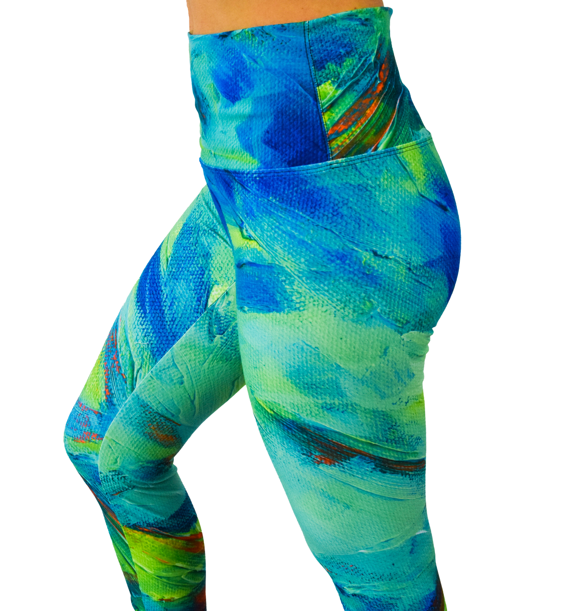 Painted Canvas Leggings by Kelly of the Wild
