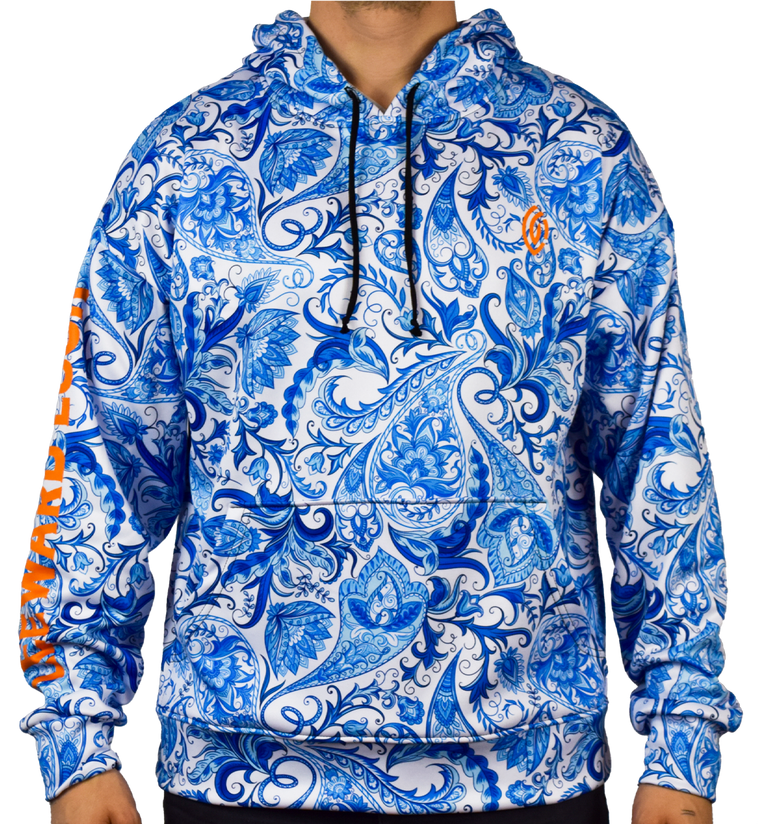 Paisley Pullover Hoodie by Leeward Look