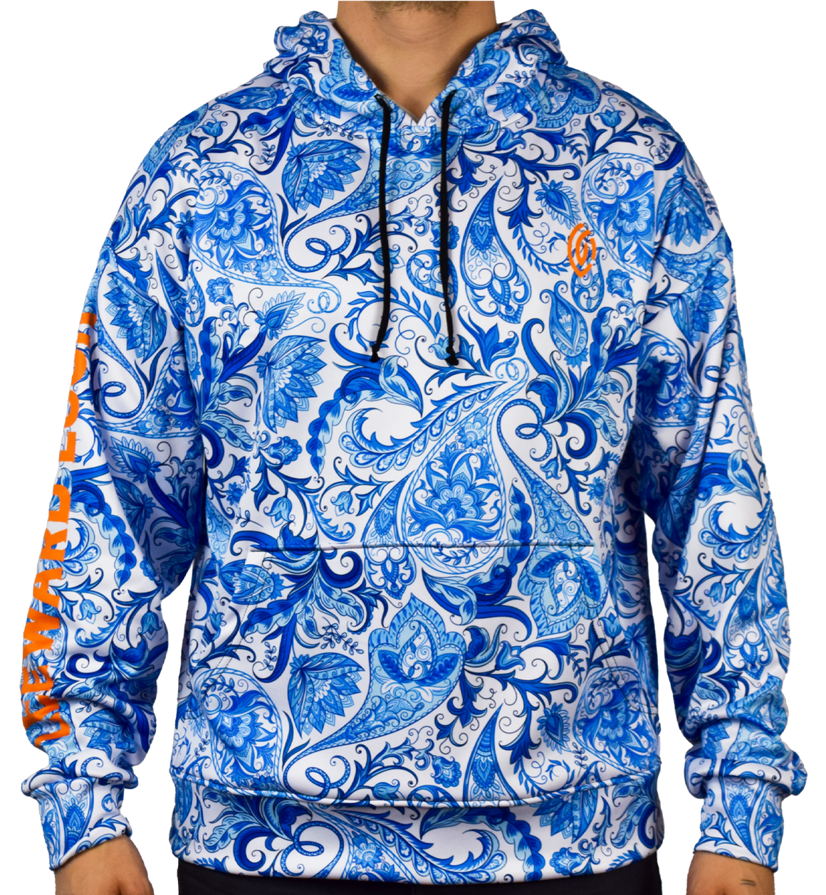 Paisley Pullover Hoodie by Leeward Look