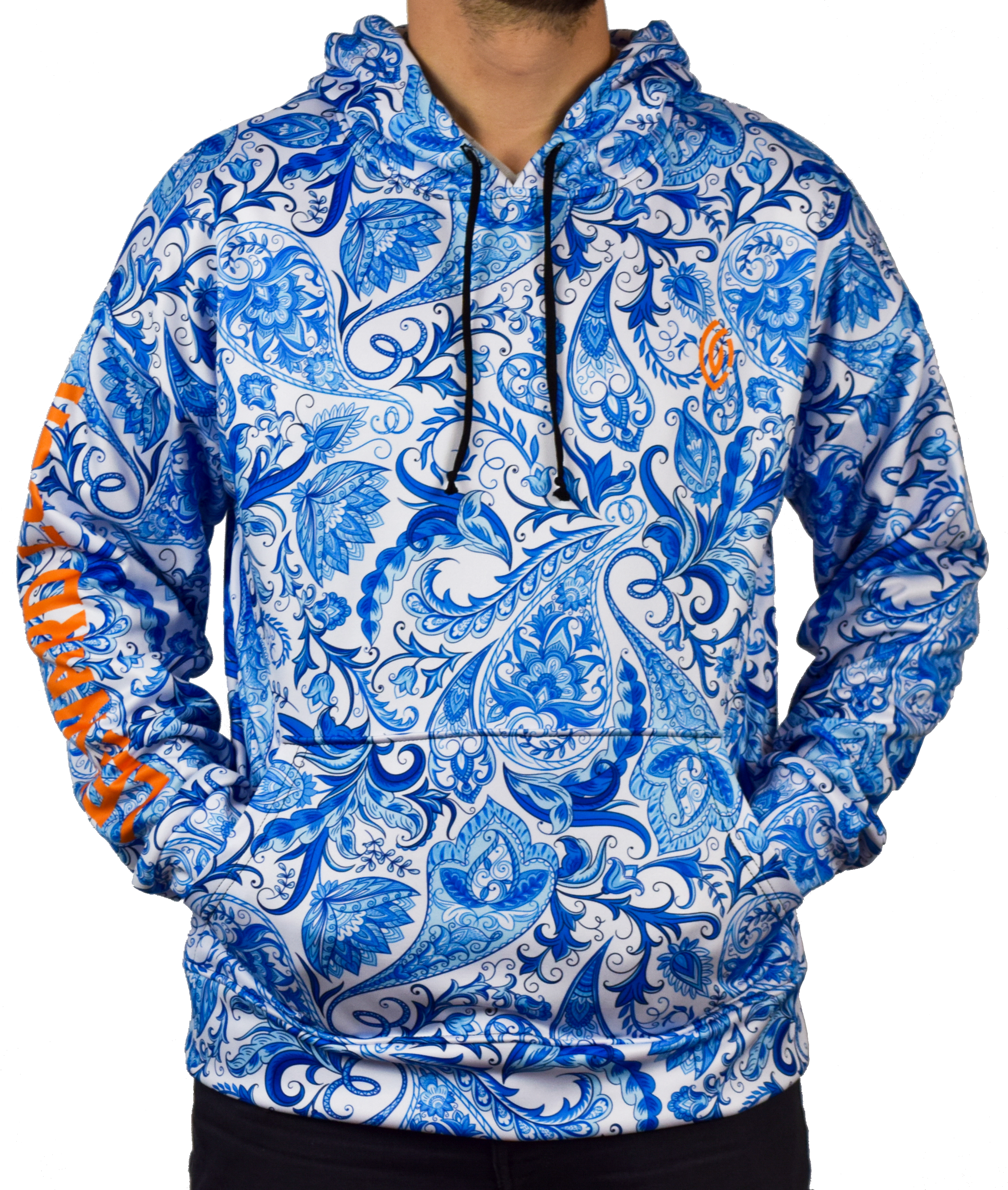 Paisley Pullover Hoodie by Leeward Look