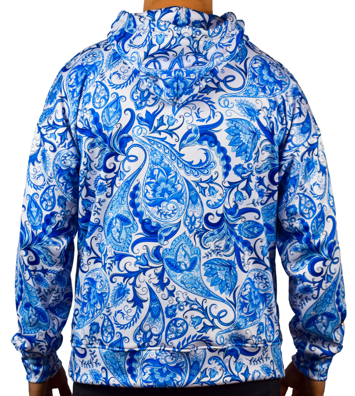 Paisley Pullover Hoodie by Leeward Look