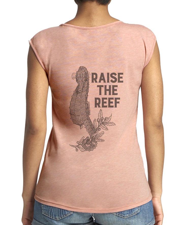 Coral Restoration Seahorse Festival Tee by Jessica Shipley