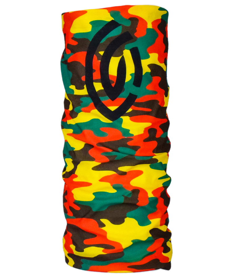 Rasta Camo Face Mask