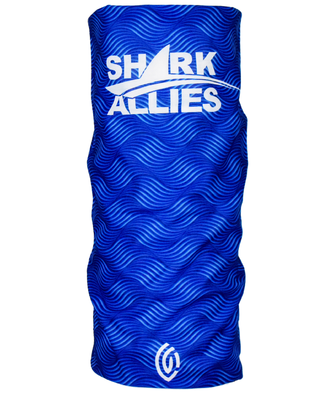 Shark Allies Deep Blue Wave Face Mask