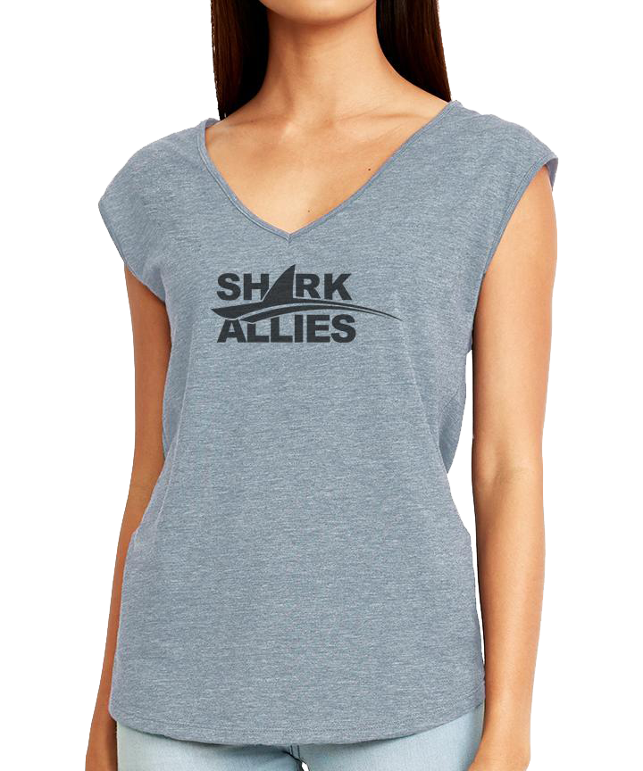 Shark Allies Black Tip Festival Tee by Jessica Shipley