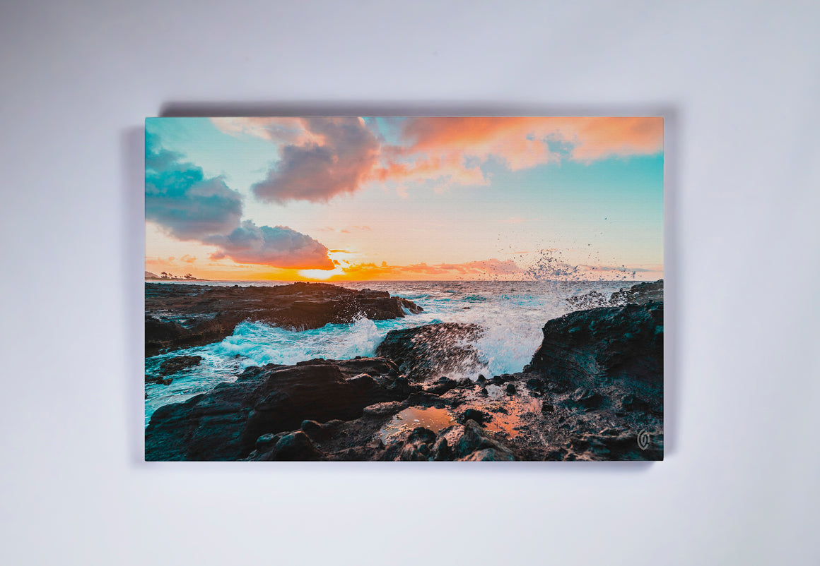 "Shore" by Ed Taguba Ready-to-Hang Stretched Canvas Frame
